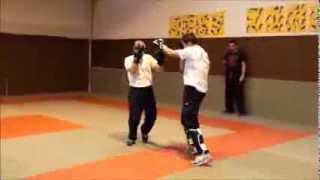 Combat ceinture bleue Krav Maga Montpellier Mauguio [upl. by Githens958]