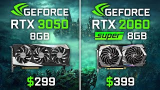 RTX 2060 SUPER vs RTX 3050 Test in 10 Games  Worth Paying More Ryzen 5 5600X [upl. by Ingelbert979]