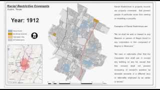 Development of Racial Restrictive Covenants in Austin Texas over time [upl. by Firestone]