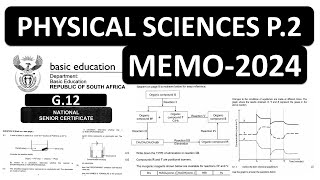 MEMO P2 PHYSICAL SCIENCES PAPER 2 MEMO2024 GRADE 12 FINAL EXAMS NOVEMBER EXAMS 2024 THUNDEREDUC [upl. by Riordan]