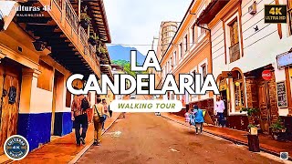 POV Walking Tour Barrio La Candelaria  BOGOTÁCOLOMBIA  En 13 minutos Culturas 4K [upl. by Wenn]