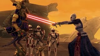 Star Wars The Clone Wars  Anakin Skywalker amp ObiWan Kenobi vs Count Dooku 1080p [upl. by Nylyram987]