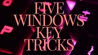 5 Secret Windows Shortcuts asmr tricks [upl. by Notnroht]