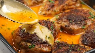 Baked Chicken Thighs in a Creamy Parmesan Sauce [upl. by Cindelyn976]