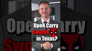 Could Deadpool openly carry in Texas YES 2ndAmendment Sword [upl. by Aciret532]