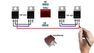 2500W inverter circuit diagram  12v to 220v AC inverter circuit diagram inverter​ [upl. by Adao425]