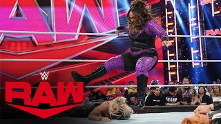 Nia Jax levels the Elimination Chamber field after a chaotic brawl Raw highlights Feb 19 2024 [upl. by Uliram366]