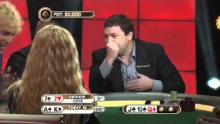 The Big Game  Tony G and Viffer Swap Cards Week 9 Hand 55 Web Exclusive  PokerStars [upl. by Norrie980]