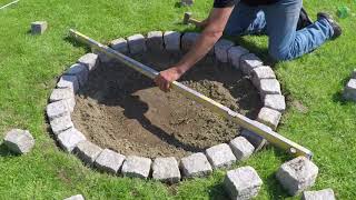 DIY  GRANIT FEUERSTELLE SELBER BAUEN  EINFACH UND SCHNELL [upl. by Adidnac]