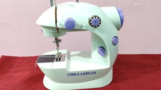 Tutorial How to Operate Mini Sewing Machine  Chillaxplus sewing machine unboxing and review [upl. by Sorazal]