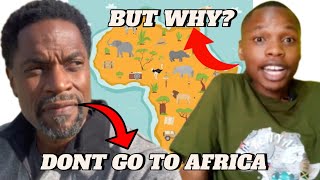 Dont go to AfricaShock as Black American Advice African Americans [upl. by Fondea]