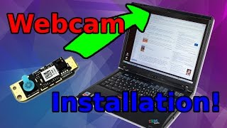 InstallingReplacingRepairing a Webcam on a ThinkPad [upl. by Rebma]