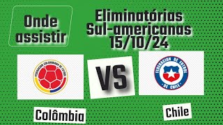 Onde assistir Colombia x Chile ao vivo  10° Rodada Eliminatórias Sulamericanas 2024 [upl. by Norah]