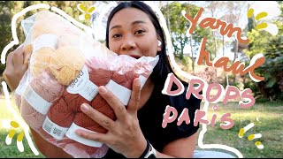 Drops Paris  biggest yarn haul until now  Chainonestitch [upl. by Garges]