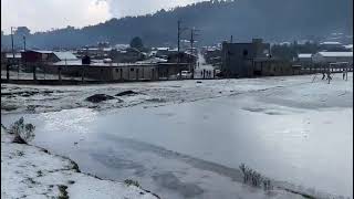 ❄️🌨️ Granizada en el municipio El Porvenir Chiapas🏔️❄️ [upl. by Shreve]