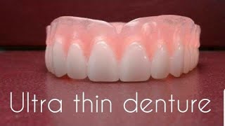 Russell Klein Ultra thin dentureflexible partial review demo video new dentures [upl. by Mahmoud]