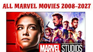 Marvel All Movies List  Marvel All Movies Name  Marvel All Movies In Order  Marvel Movies [upl. by Barta]