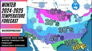 Winter 20242025 Temperature Forecast Colder Winter Upcoming [upl. by Anadal534]