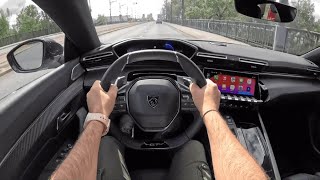 NEW Peugeot 508 GT 2024 16 225 hp 0100 POV Test Drive [upl. by Marty]