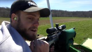 MK Machining Bullpup Chassis at 400 Yards [upl. by Hanford553]