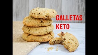 GALLETAS SALUDABLES CON HARINA DE ALMEDRAS  GALLETAS KETO PARA DIABETICOS  DIETA CETOGENICA [upl. by Atikat]