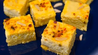 STEAMED MANGO SANDESH BENGALI BHAPA SANDESH With Basic Ingredients [upl. by Lauritz710]