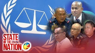 Sen Bato Dela Rosa at 4 na dating police officials kabilang sa listahan ng ICC na nais  SONA [upl. by Ahsieket]