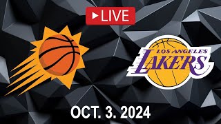 NBA LIVE LA Lakers vs Phoenix Suns  NBA PreSeason  October 3 2024  NBA 2K25 [upl. by Rizan]