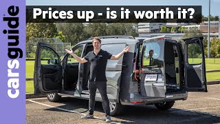 2022 Volkswagen Caddy review New VW Caddy 5 compact van range Australia  Cargo Maxi Life [upl. by Callas583]