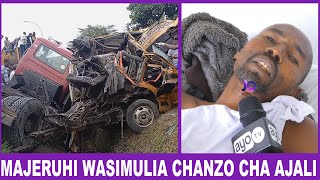 MAJERUHI ARUSHA WAELEZA CHANZO KIKUBWA CHA AJALI HIYO [upl. by Canotas]