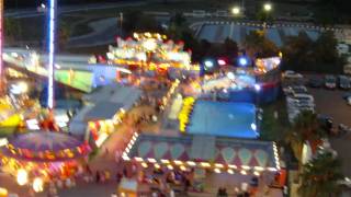 Luna Park Argelès sur Mer  vue depuis la grande roue [upl. by Orten]