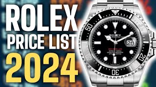 Top 14 Rolex Watches Price List 2024 [upl. by Necaj625]