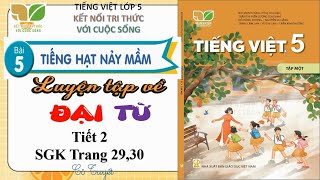 Bài 5 Tiếng hạt nảy mầm Tiết 2 Luyện tập về đại từTiếng việt lớp 5 Sách kết nối tri thức cuộc sống [upl. by Akinek]