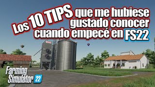 🚜10 CONSEJOS o TIPS para PRINCIPIANTES FARMING SIMULATOR 22 [upl. by Amsirac]