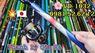 VD 1032🔥Xả Lô Cần Lục Giá Shimano Daiwa Rẻ Giá 500k🔥Bao Đựng Cần 1m2 170k🔥Lure Shimano Expride [upl. by Decker]