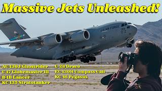 Heavy Metal in the Skies Watch the Heavies Get Airborne at Nellis AFB [upl. by Richella]