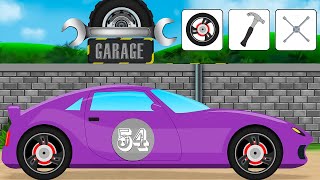 Racing Cars  More Toddlers Vehicles Videos amp Kids Educational Videos [upl. by Dnesnwot]