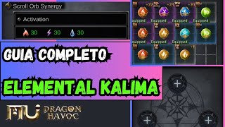 Guia Completo Elemental Kalima  Orbs Alchemy e Scroll Synergy  MU DRAGON HAVOC  PTBR [upl. by Hullda627]