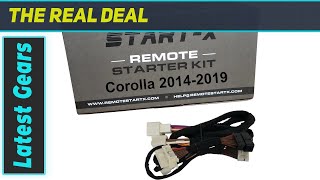 StartX Remote Starter for Toyota Corolla 20142019 Key Start  Plug N Play  Best Solution [upl. by Maynard]