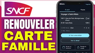 Comment Renouveler Carte Sncf Famille Nombreuse 2024 [upl. by Erdnad]