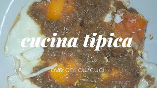 ricetta ova chi curcuciuova con i cicciolicucinatipicaa [upl. by Olaznog]