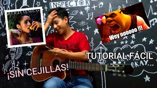 COMO TOCAR LIMON Y SAL ¡SIN CEJILLAS TUTORIAL LIMON Y SAL DE JULIETA VENEGAS EN GUITARRA [upl. by Janey]