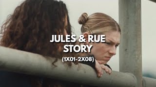 Rue amp Jules  Their Story  Part 2 ❣️ from Euphoria [upl. by Alacim690]