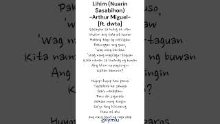 Lihim Nuarin Sasabihon  Arthur Miguel ft dwta lyrics shorts lymlu [upl. by Leinad]