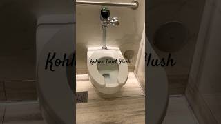 Kohler Kingston Ultra Toilet Flush in Women’s Restroom  Conrad Hotel at Resorts World Las Vegas NV [upl. by Pacheco930]