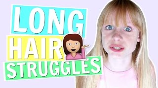 TOP 5 LONG HAIR STRUGGLES ❤ Mias Life ❤ [upl. by Buchbinder]