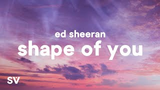 Ed Sheeran  Shape Of You Lyrics [upl. by Aineval555]