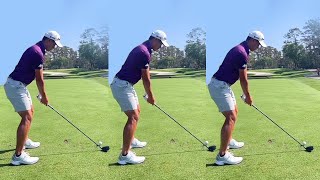 Collin Morikawa Slow Motion Golf Swing DTL [upl. by Weidman]