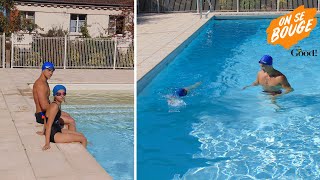 VLOG • SÉANCE DE NATATION AVEC MICHEL CYMÈS  ON SE BOUGE [upl. by Eelnodnarb]