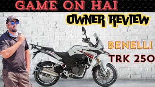 Benelli TRK 251  Owners Review  Shiraz Biker  BENELI TNT 25 Owners Review [upl. by Now]